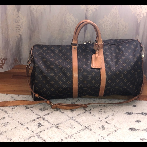 ❤️SALE❤️Auth Louis Vuitton Keepall 55 Bandouliere - Picture 1 of 8
